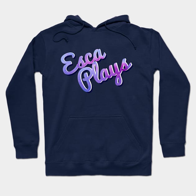 Purple Watercolor Logo Hoodie by EscaPlays